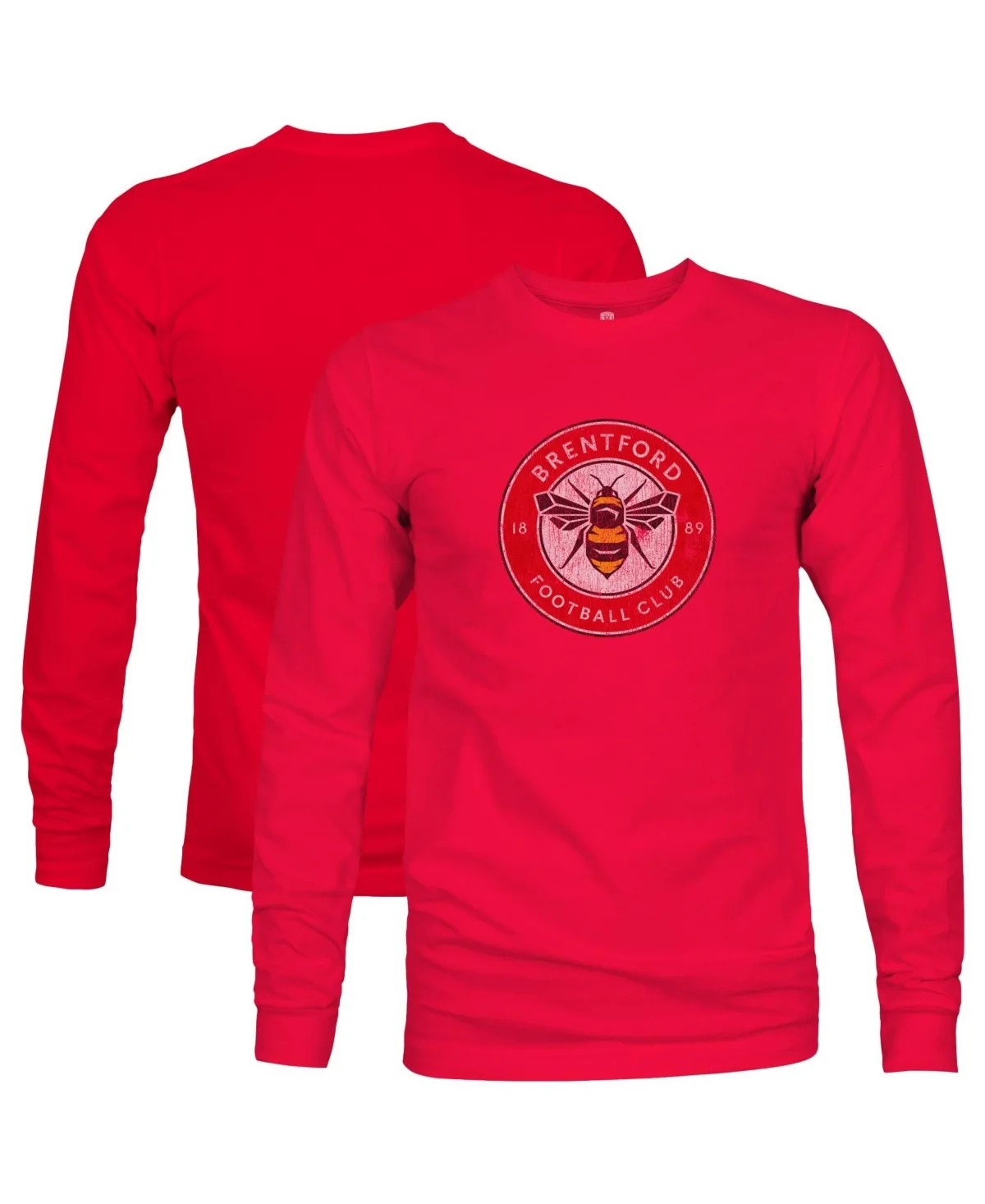 Brentford FC Color Badge Long-Sleeve T-Shirt by 1863fc