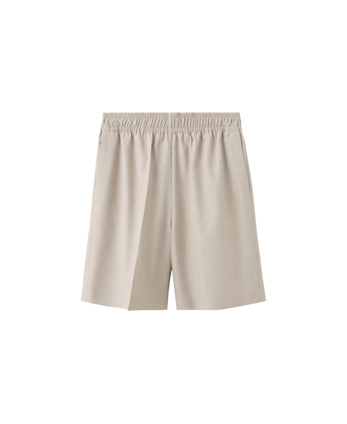 High-Waist Straight-Fit Bermuda Shorts, 3.35" Inseam by Mango
