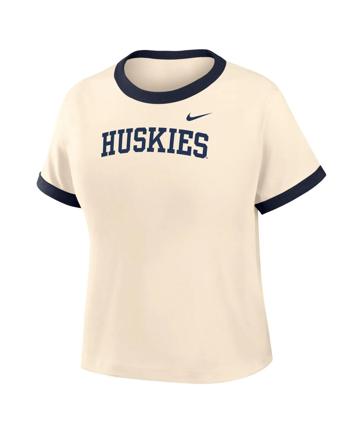 UConn Huskies Ringer Mod Cropped T-Shirt by Nike