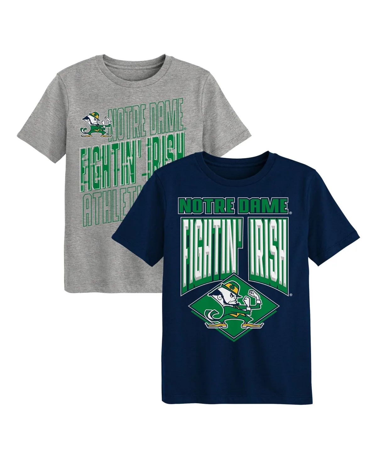 Notre Dame Fighting Irish Trench Kings T-Shirt Set, 2-Pack by Outerstuff