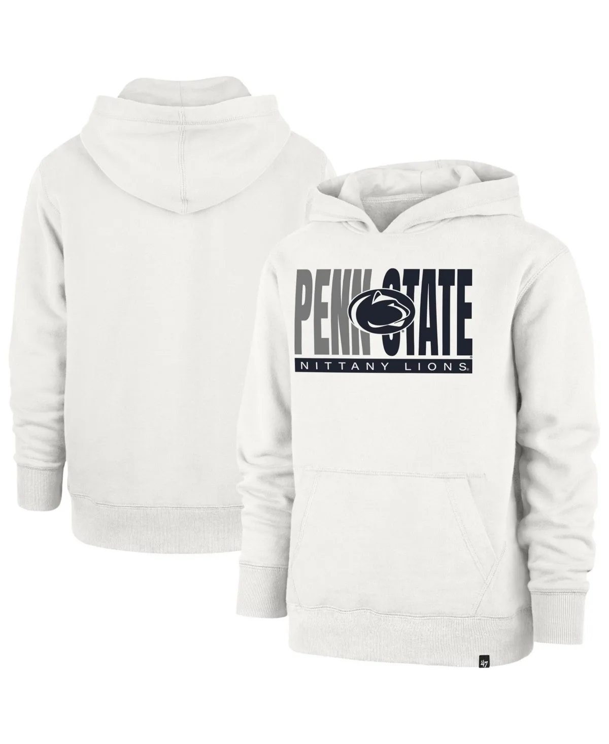 Penn State Nittany Lions Block Text Pullover Hoodie by 47 Brand