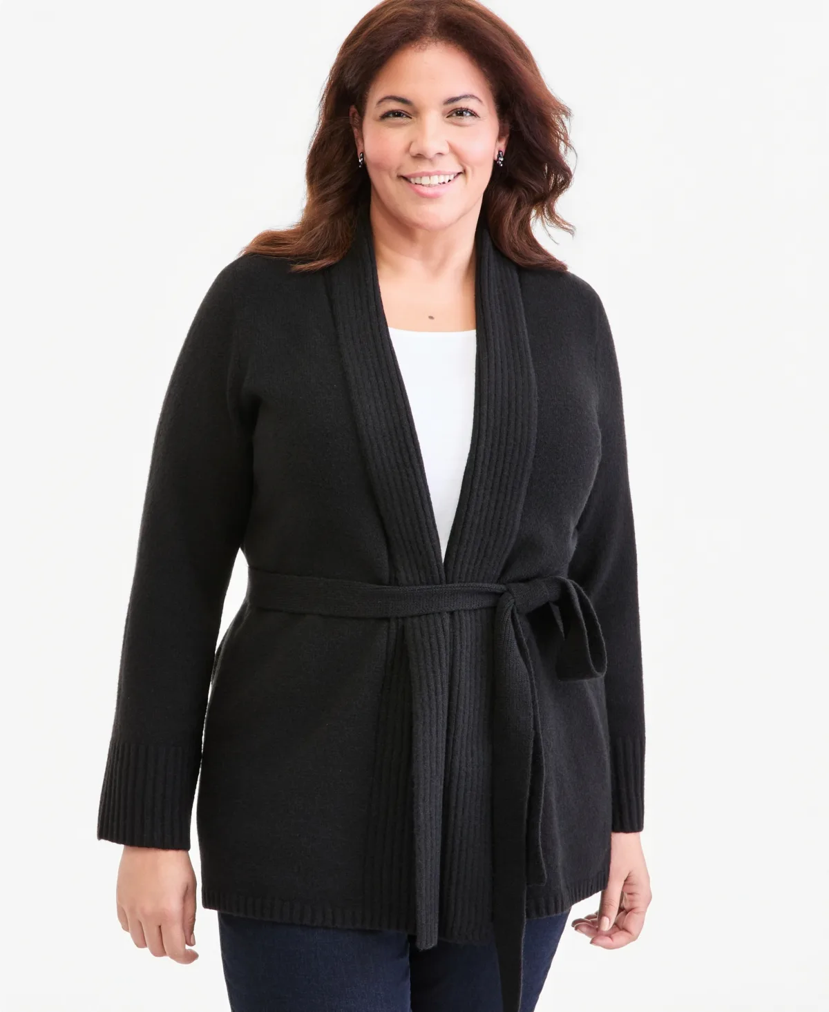 Luxsoft Wrap Front Cardigan by Style & Co
