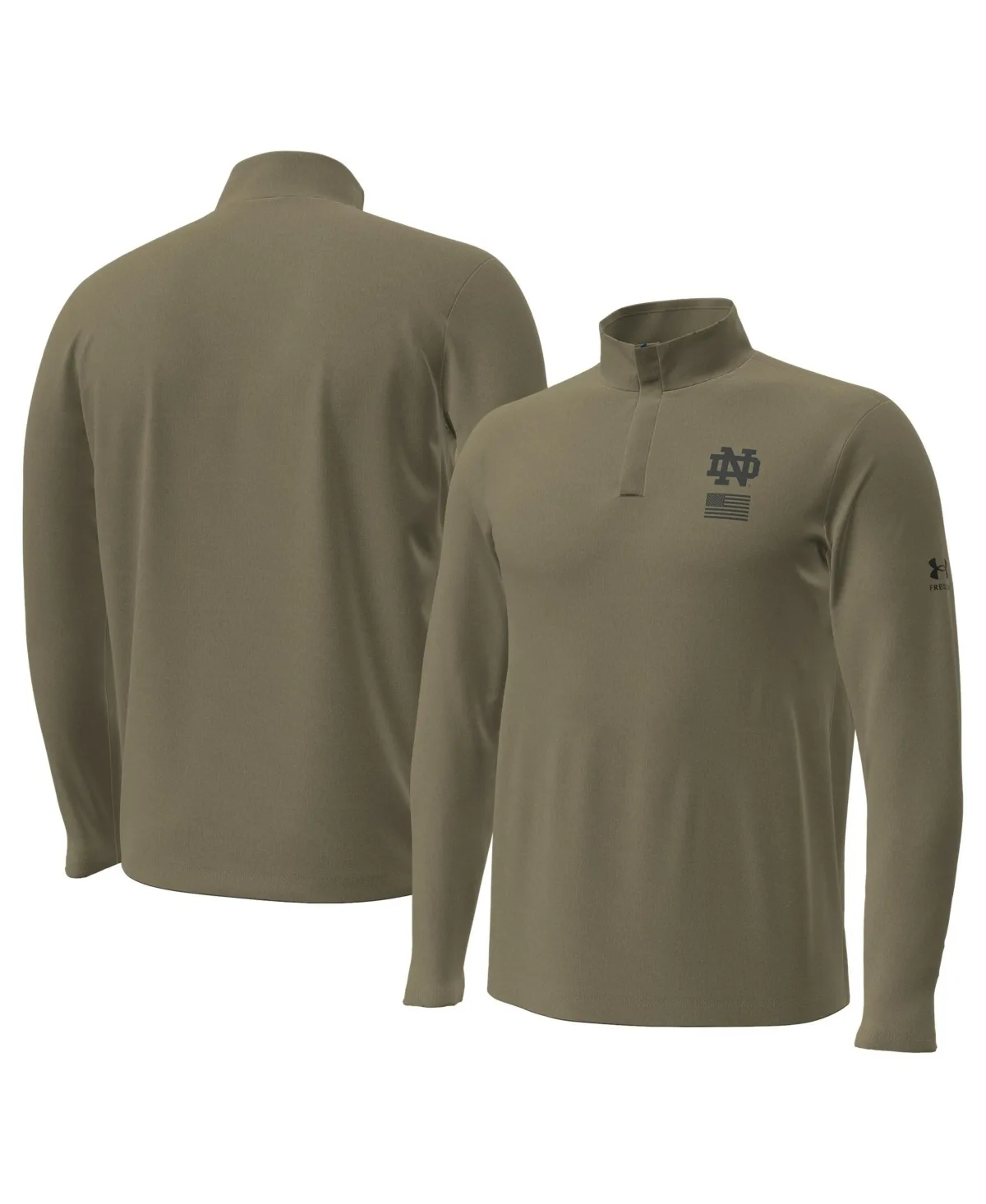 Notre Dame Fighting Irish 2026 Freedom Collection Motion Quarter-Zip Pullover by Under Armour