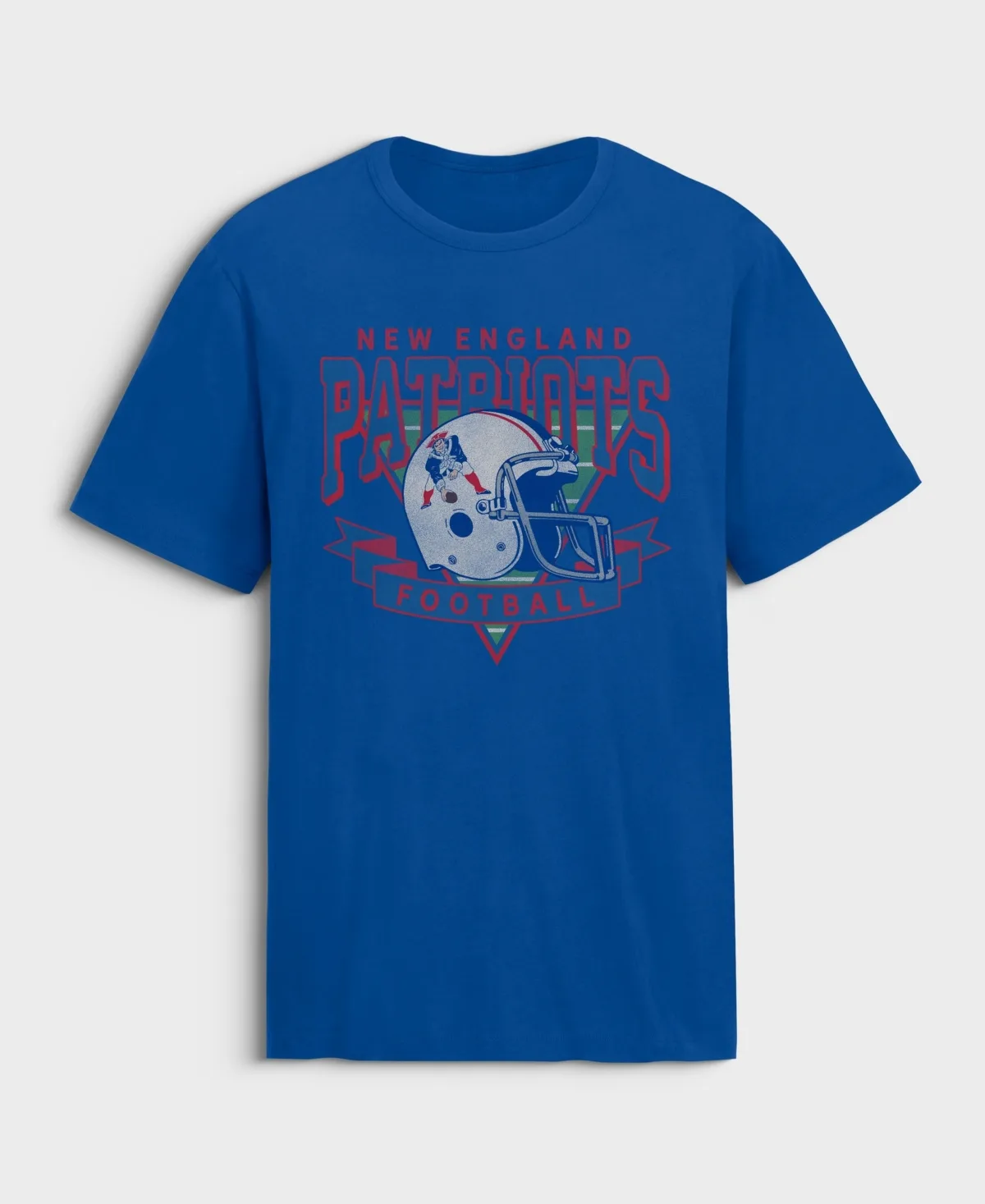 New England Patriots Old Fashion Rushing Legacy Cotton T-Shirt by Fanatics