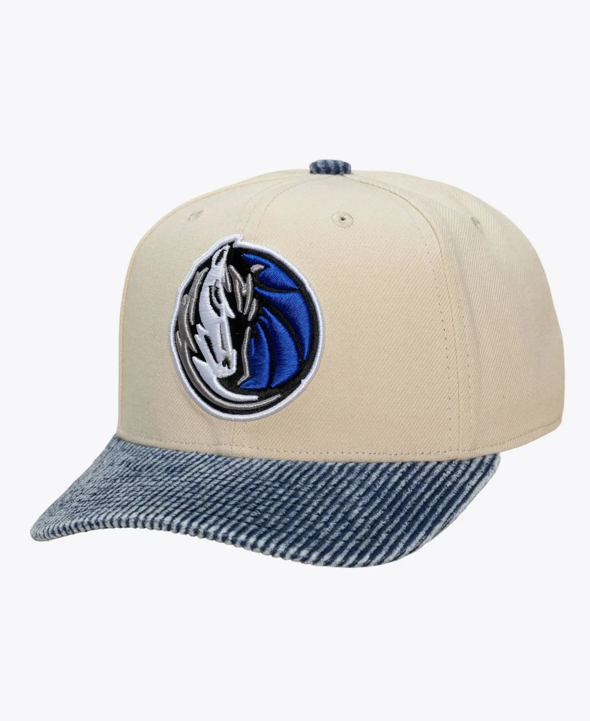 Dallas Mavericks Washed Corduroy Pro Crown Snapback Hat by Mitchell & Ness