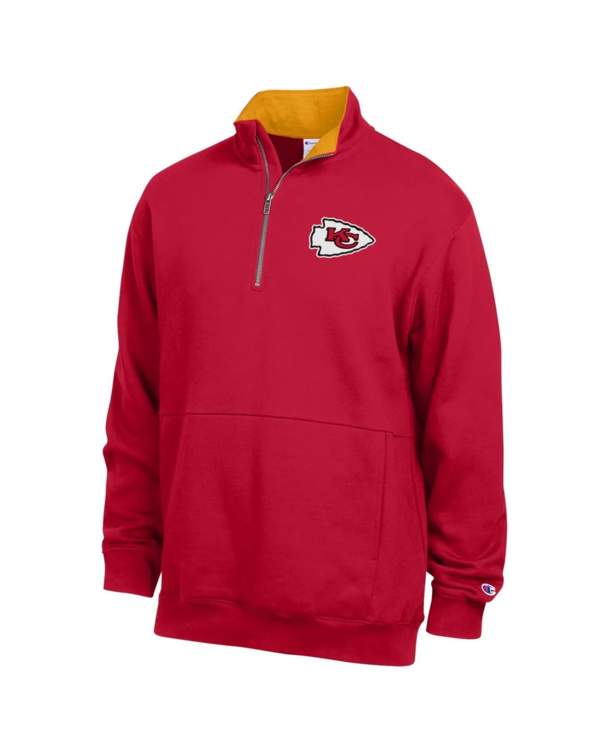 Kansas City Chiefs Fleece Quarter-Zip Pullover by Champion