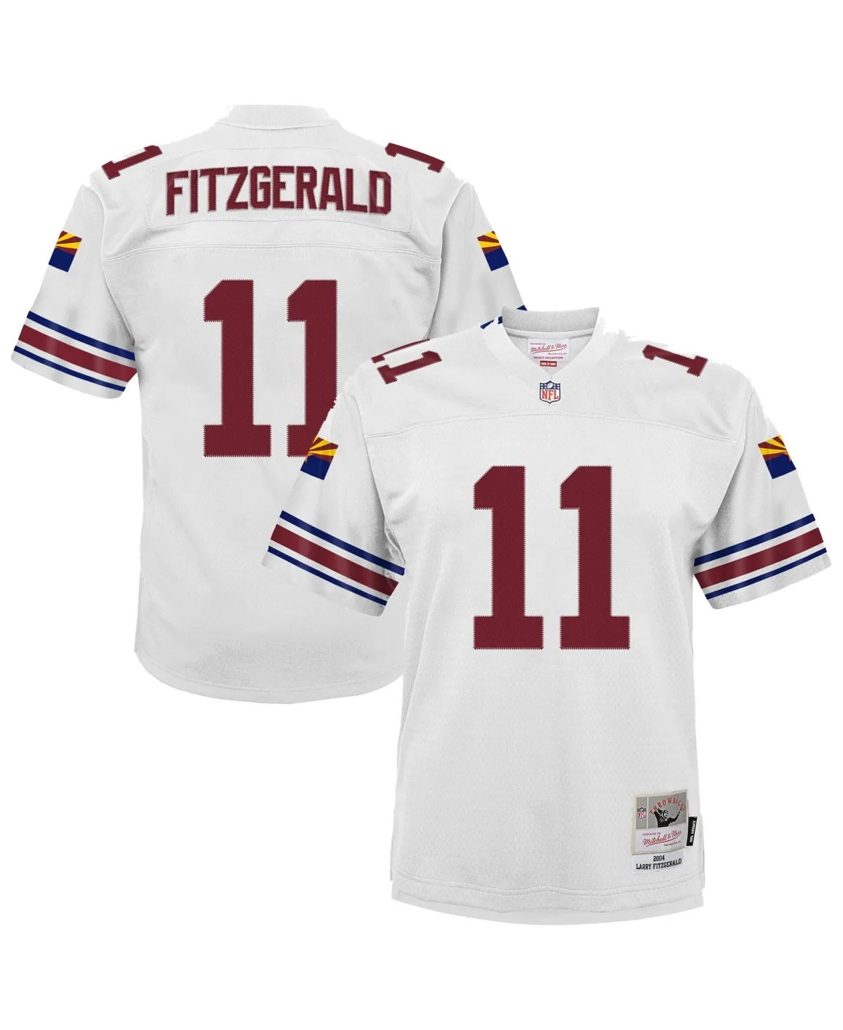 Larry Fitzgerald Arizona Cardinals 2004 Legacy Home Throwback Jersey by Mitchell & Ness