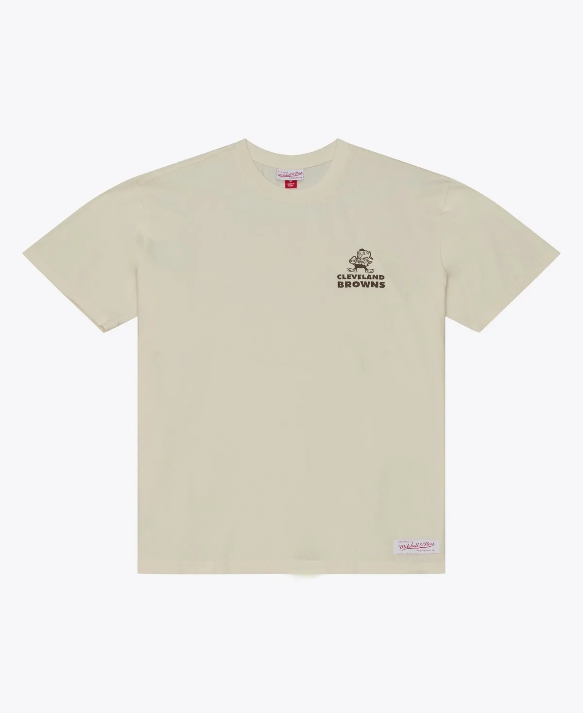 Cleveland Browns Core Essentials Micro Logo T-Shirt by Mitchell & Ness
