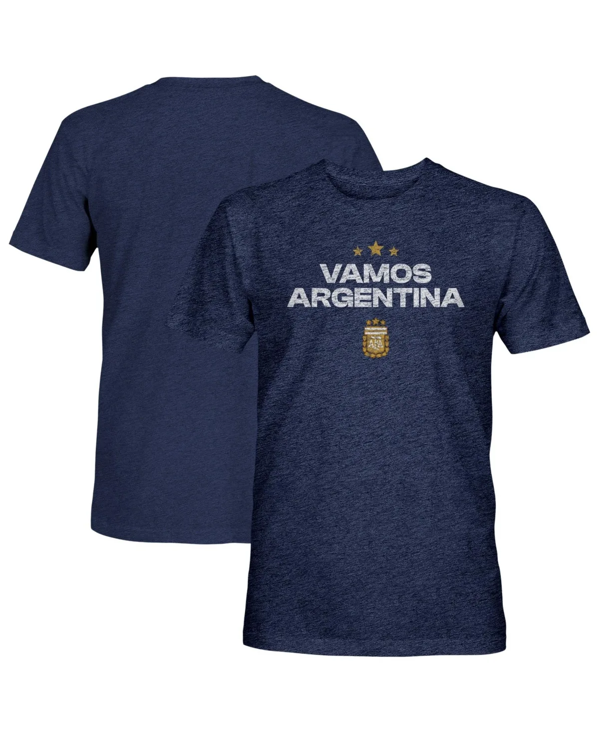 Argentina National Team Athletic Wordmark Vintage Tri-Blend T-Shirt by 1863fc