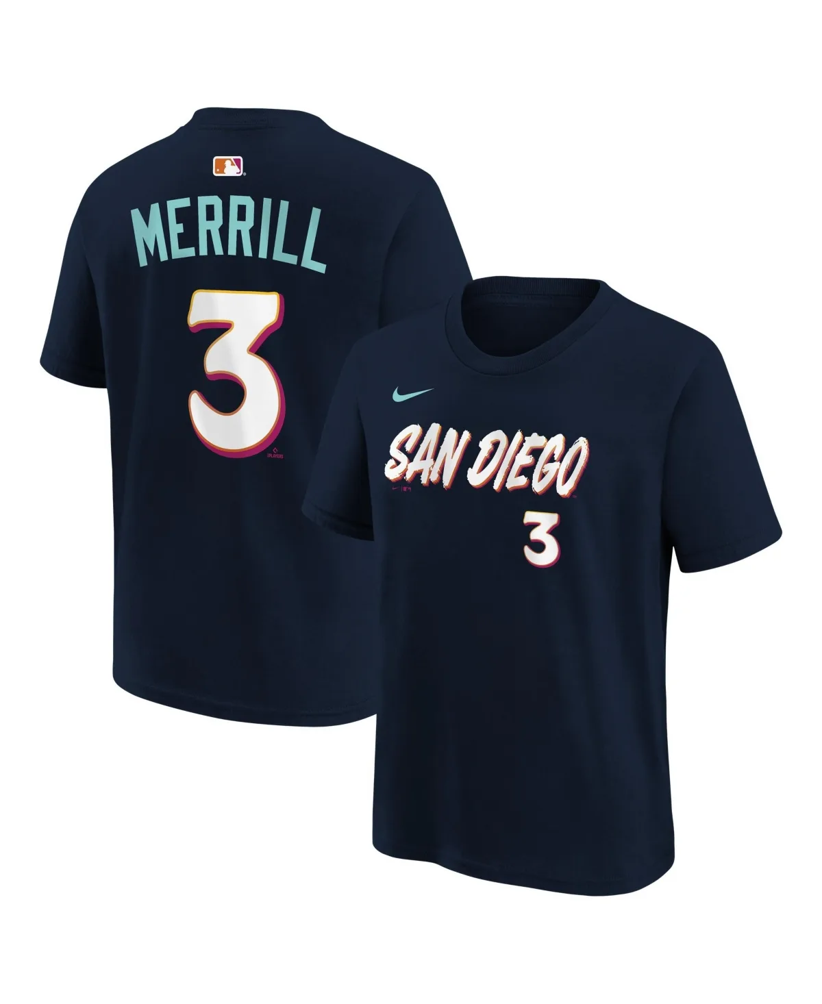 Jackson Merrill San Diego Padres 2026 City Connect Name & Number T-Shirt by Nike