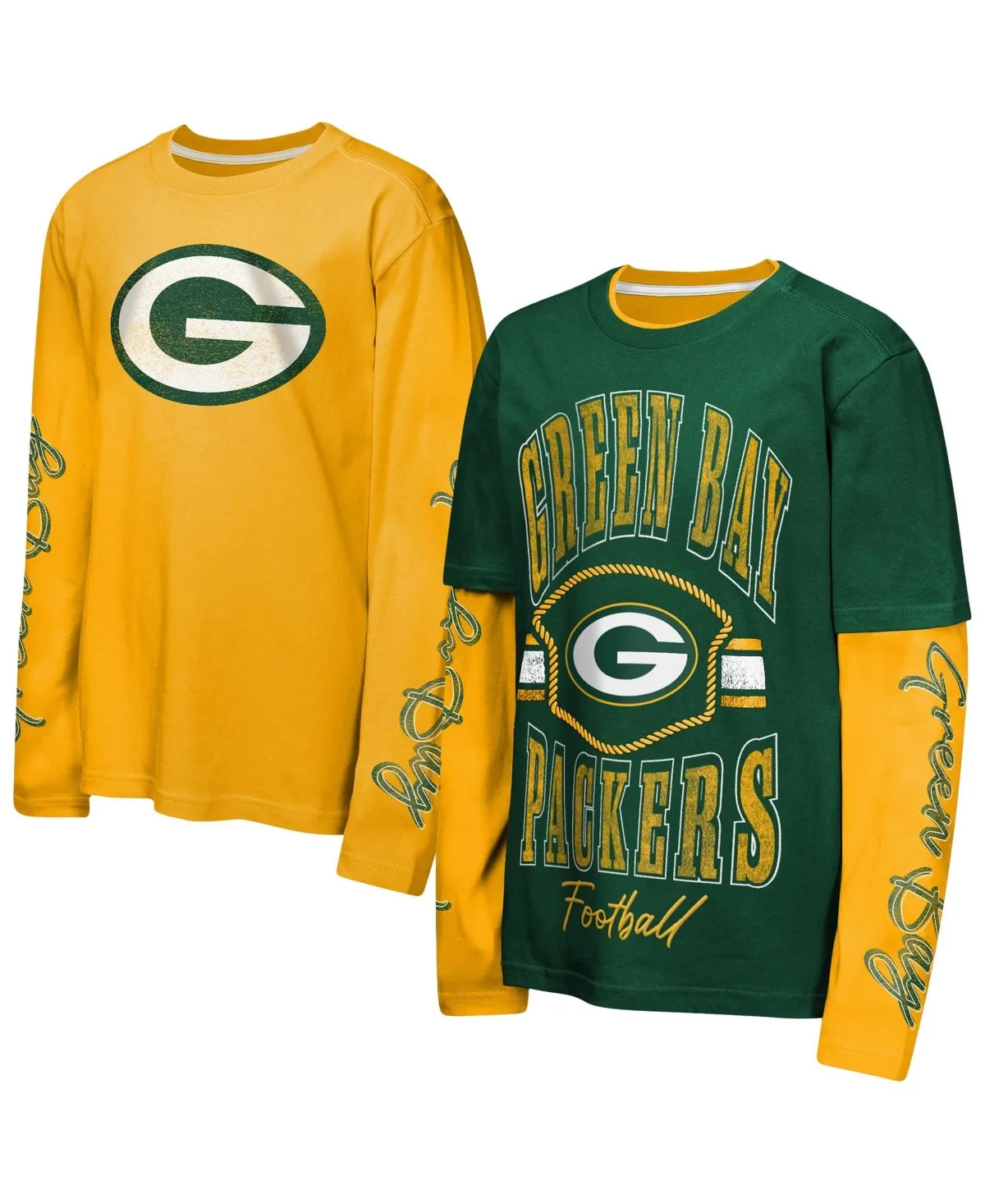 Green Bay Packers Motion T-Shirt Combo Set, 2-Piece by Outerstuff