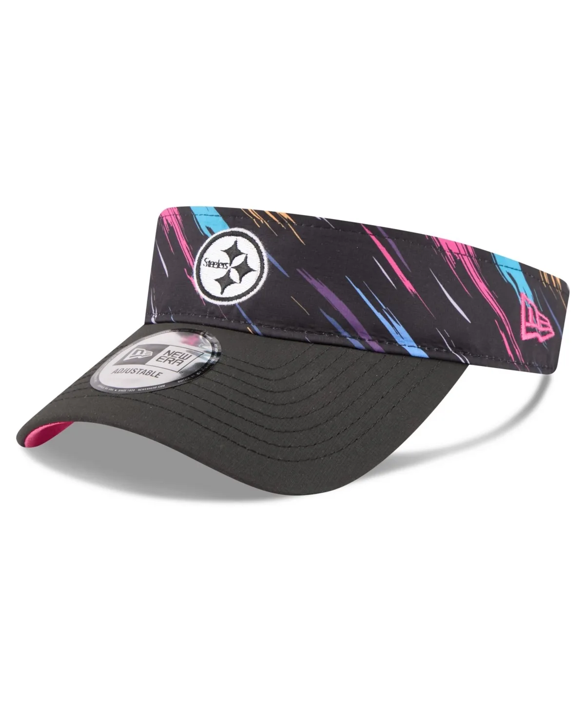 Pittsburgh Steelers 2026 NFL Crucial Catch Adjustable Visor Hat by New Era