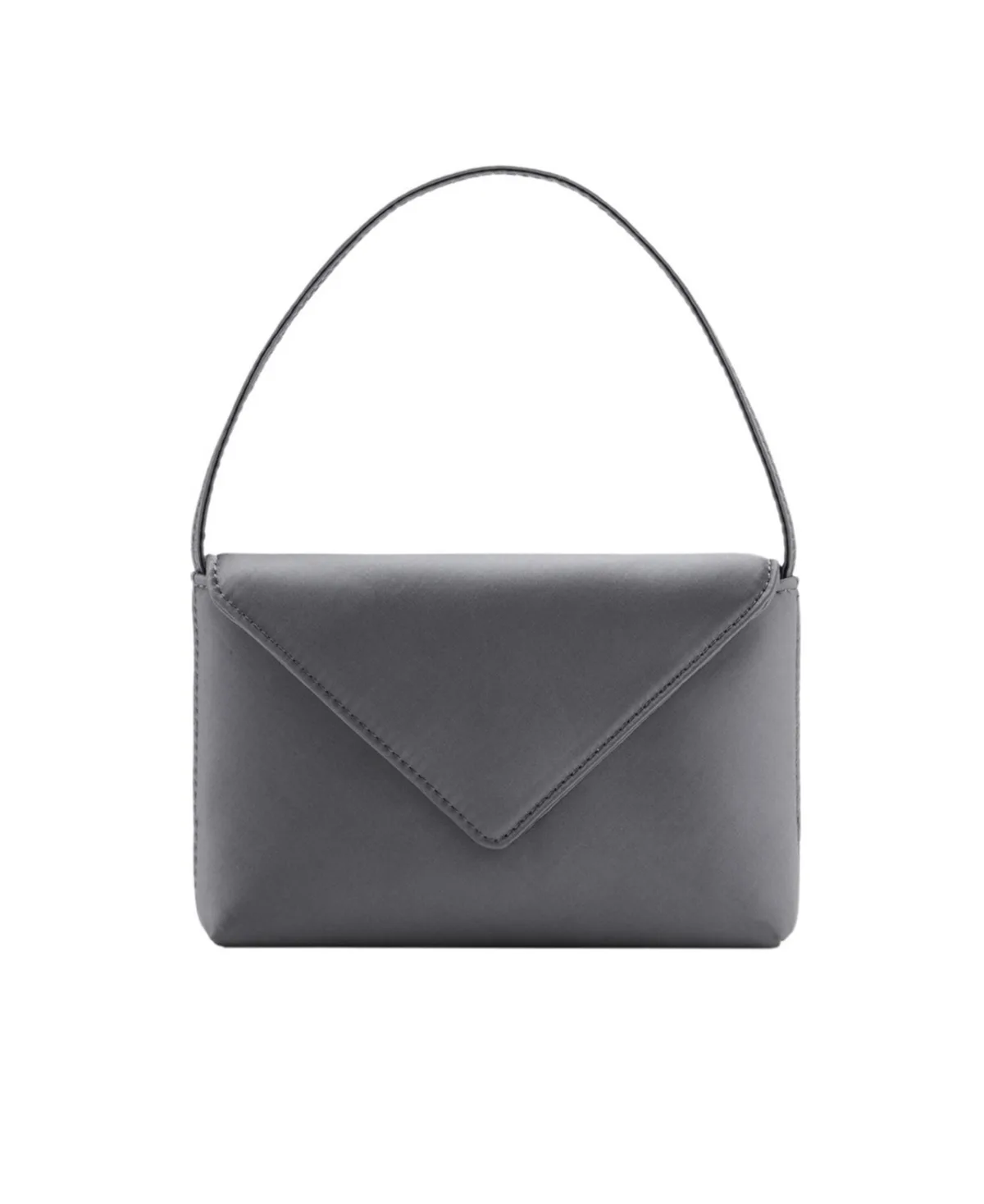 Capsule Satin Envelope Flap Clutch by Mango