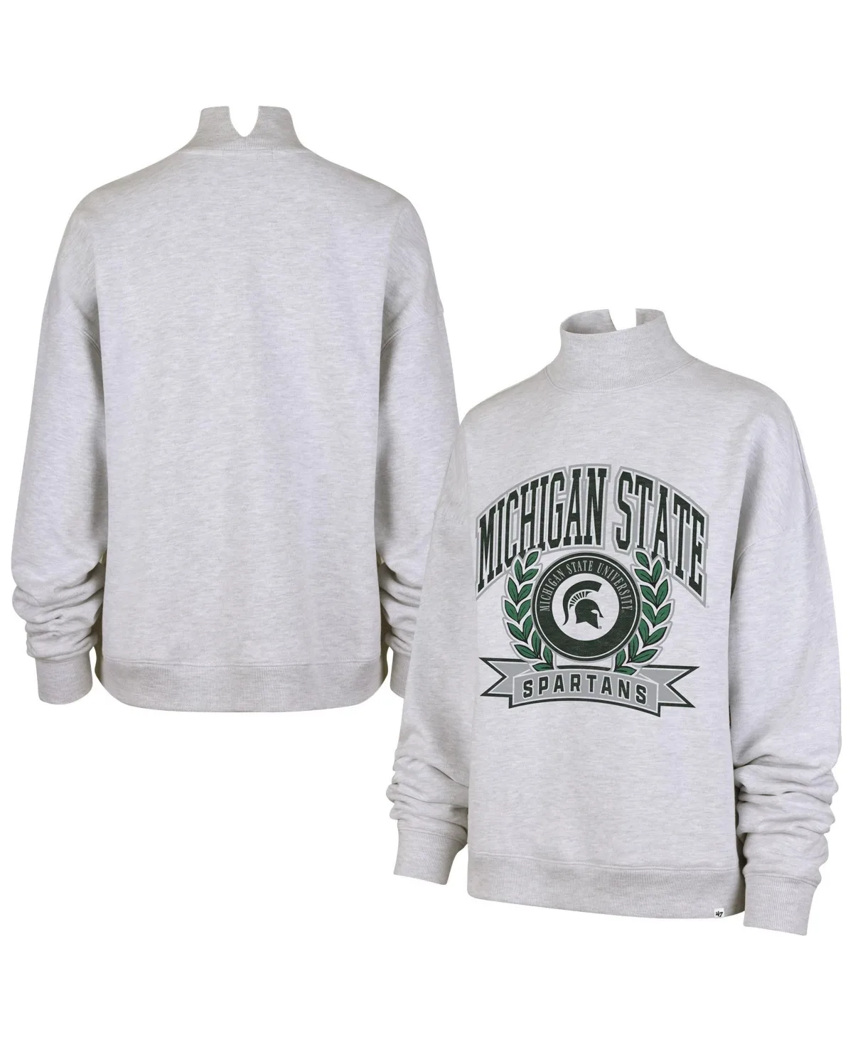 Michigan State Spartans Laurel Arch Mock Neck Sweatshirt by 47 Brand