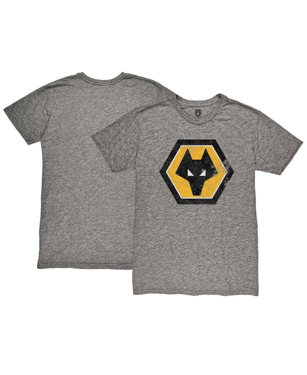 Wolverhampton Wanderers Color Badge Twisted Tri-Blend Slub T-Shirt by 1863fc
