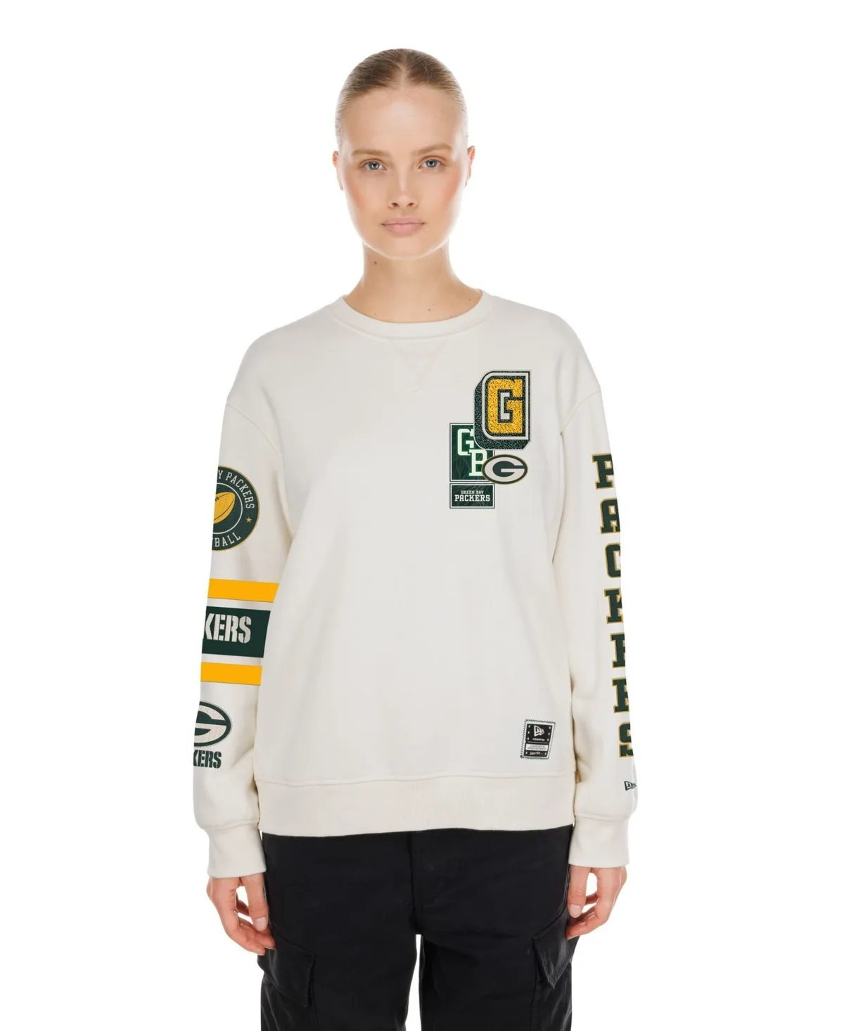 Green Bay Packers Academic Crewneck Sweatshirt by New Era