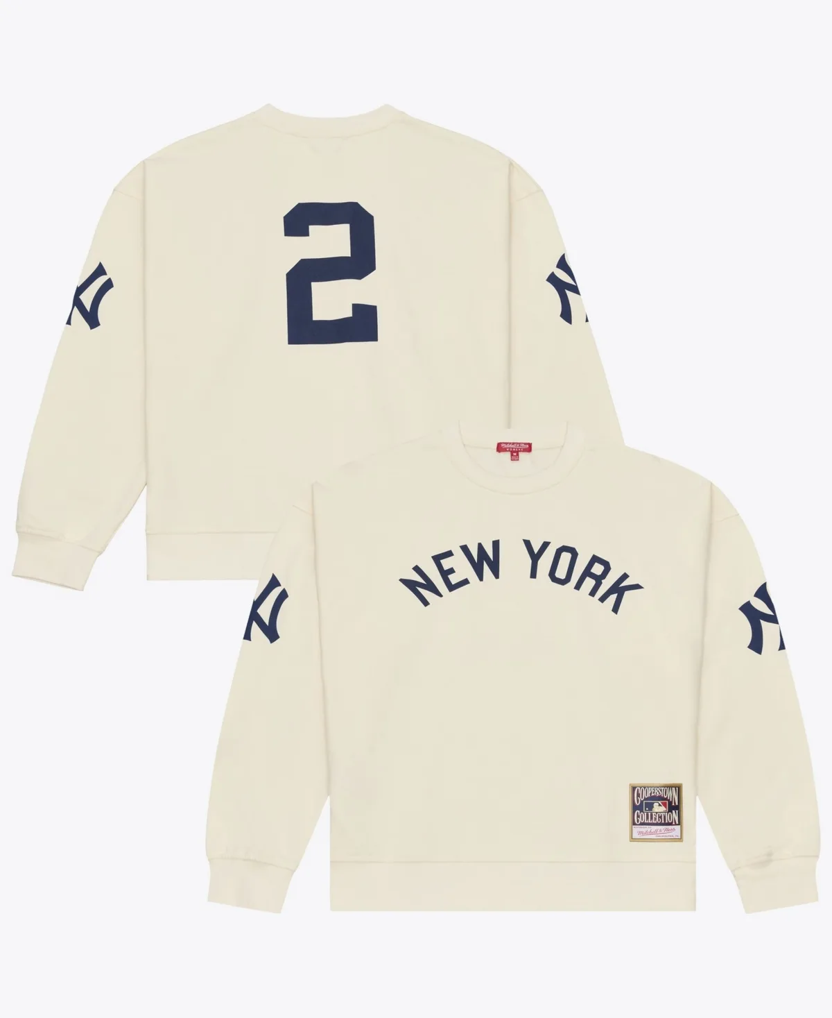 New York Yankees Name & Number Pullover by Mitchell & Ness
