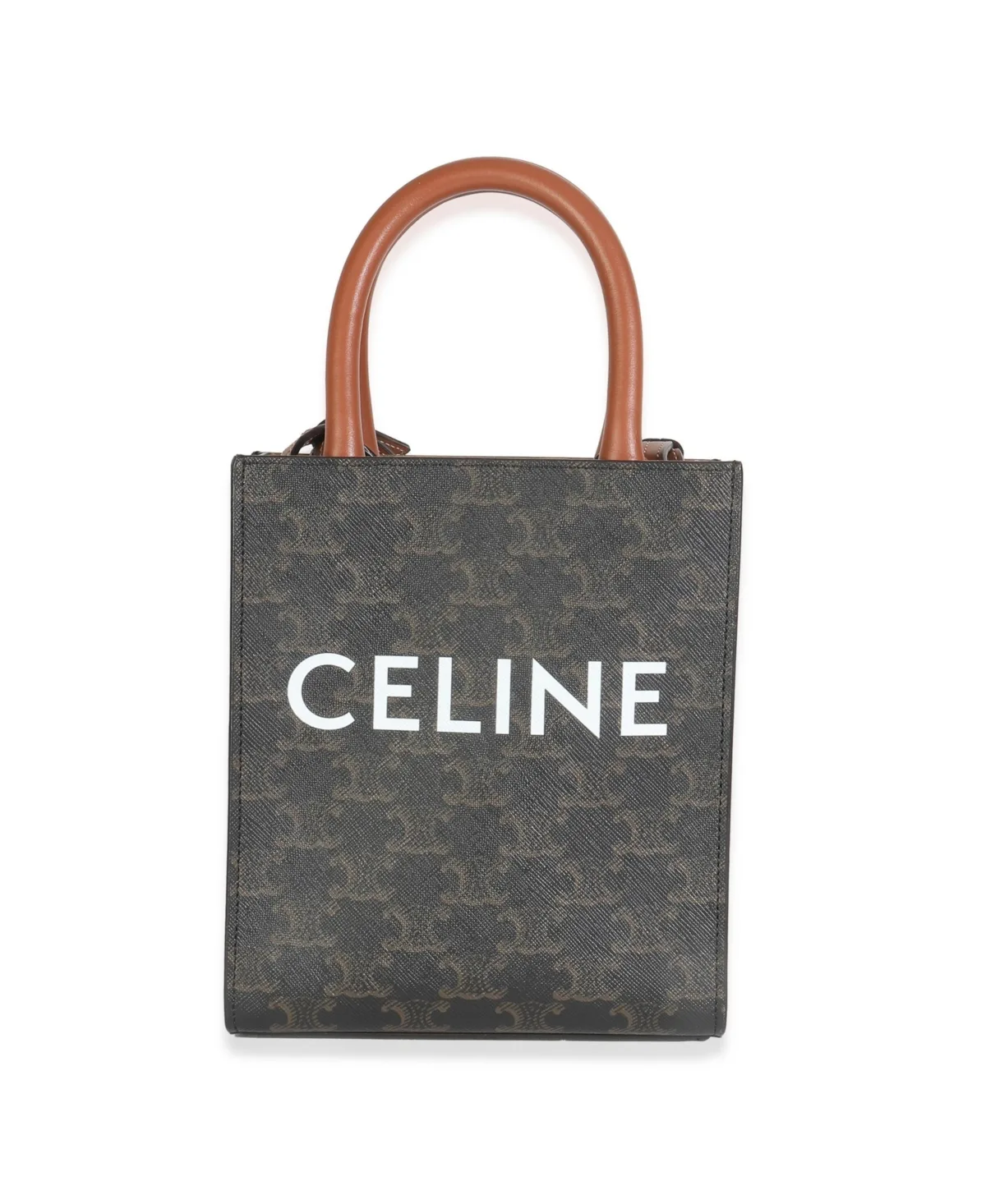 Pre-Owned Triomphe Canvas Mini Vertical Cabas by Celine