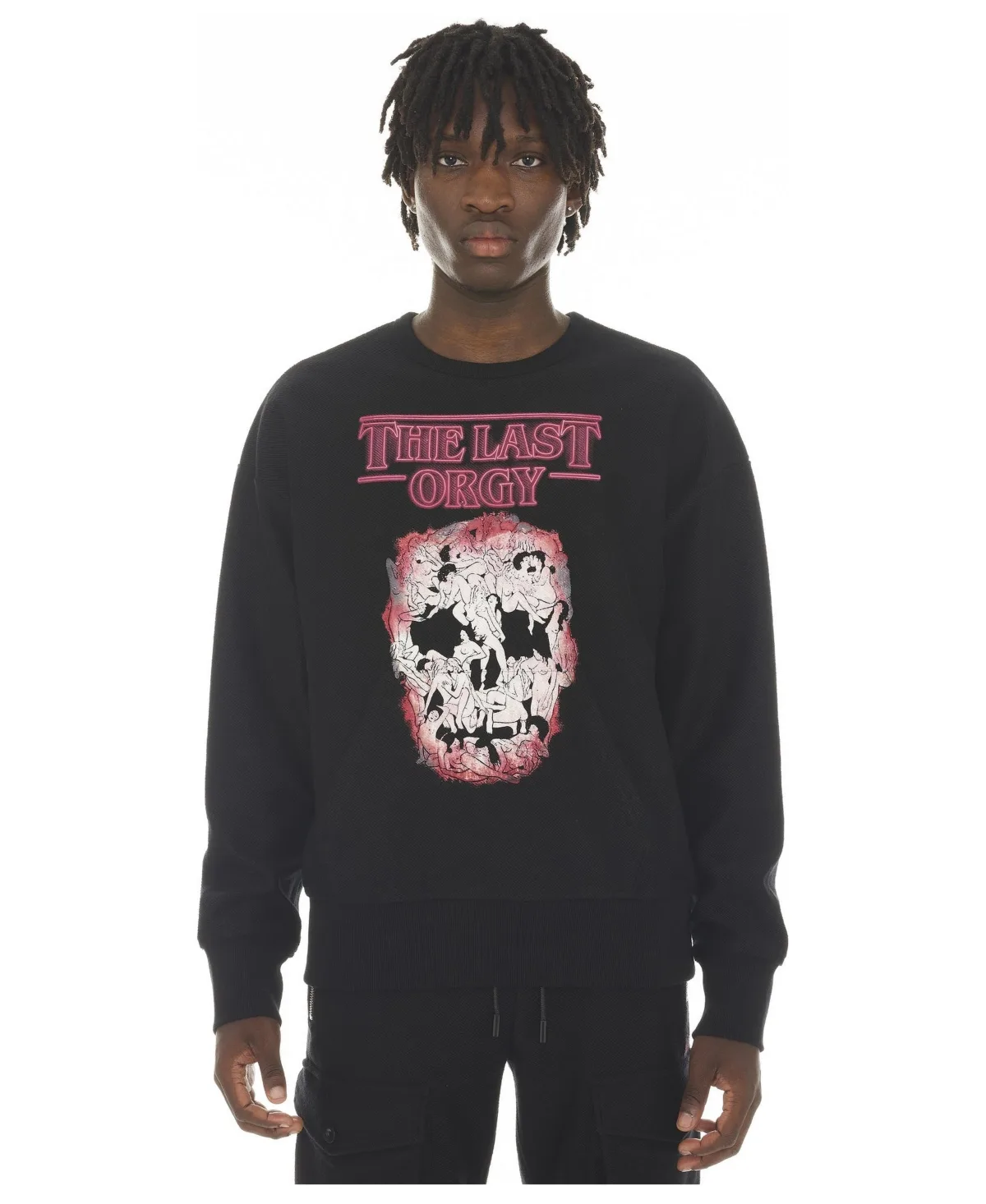 Hvman Chosen to Prevail x Cult Graphic Crewneck Fleece Sweatshirt by X