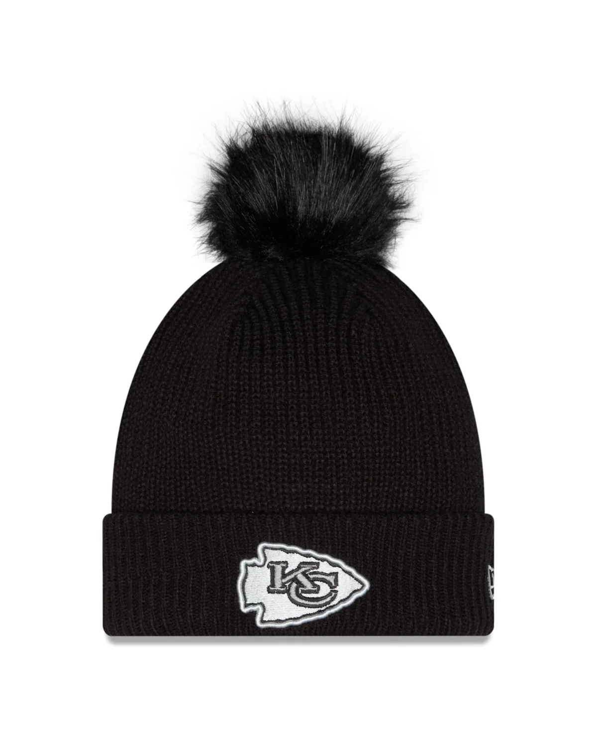 Kansas City Chiefs 2026 Salute to Service Cuffed Knit with Pom Hat by New Era