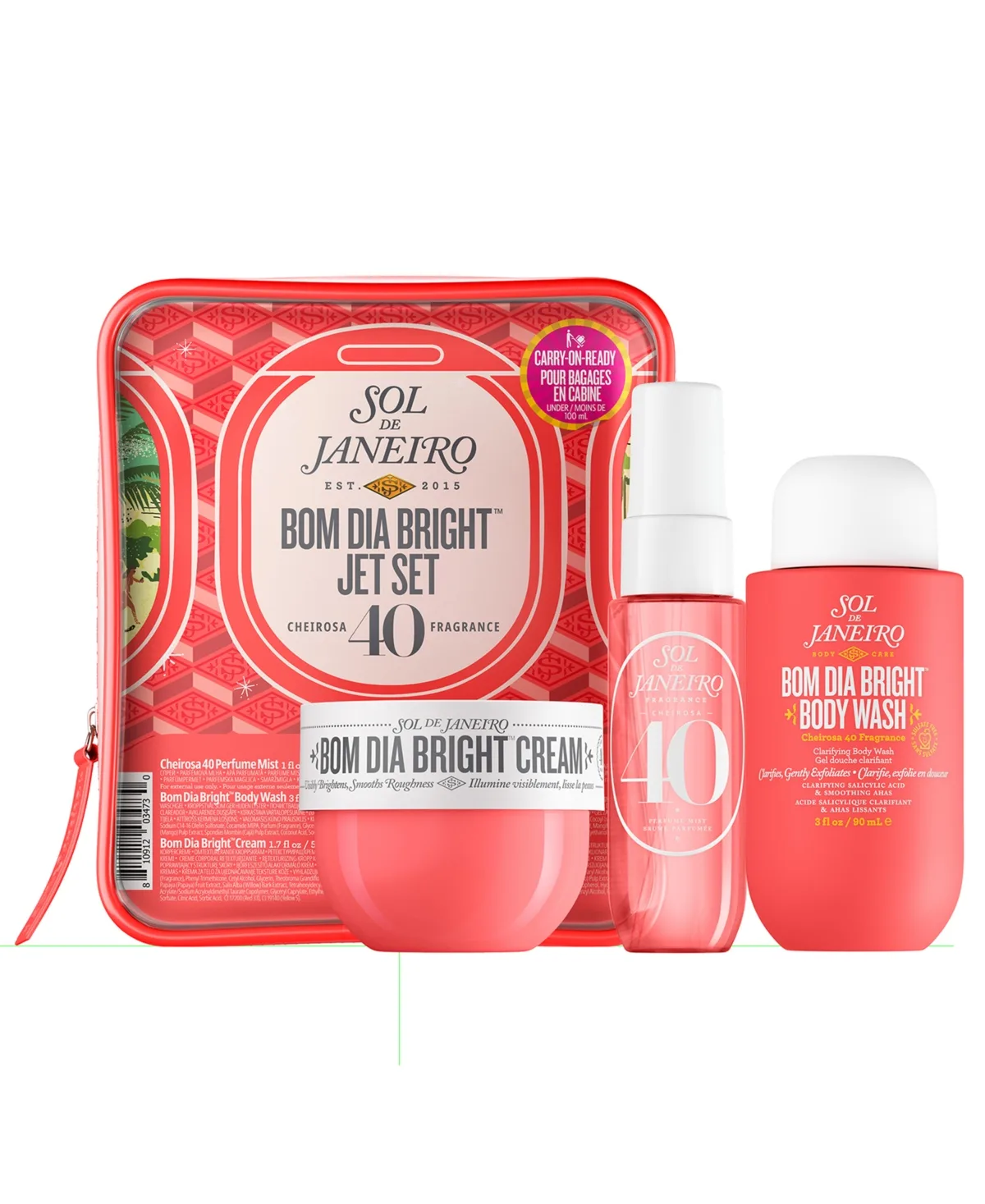 3-Piece Bom Dia Bright Jet Set by Sol De Janeiro