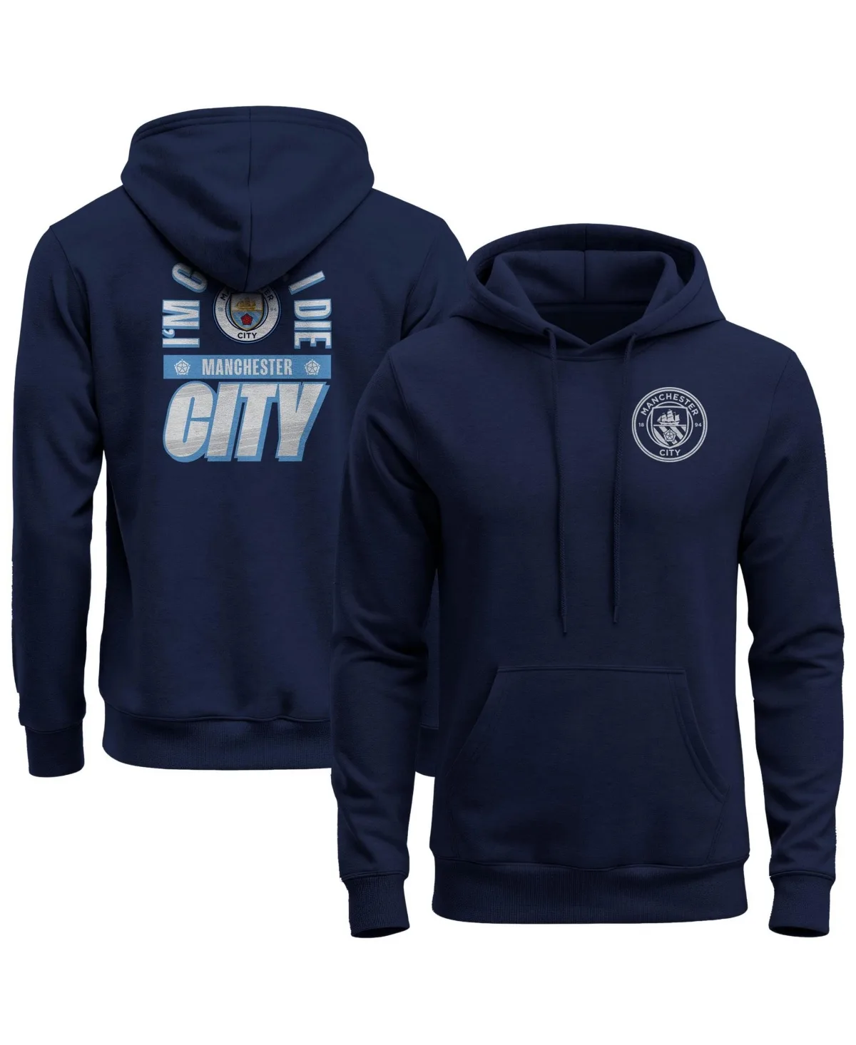 Manchester City True Glory Fleece Hoodie by 1863fc