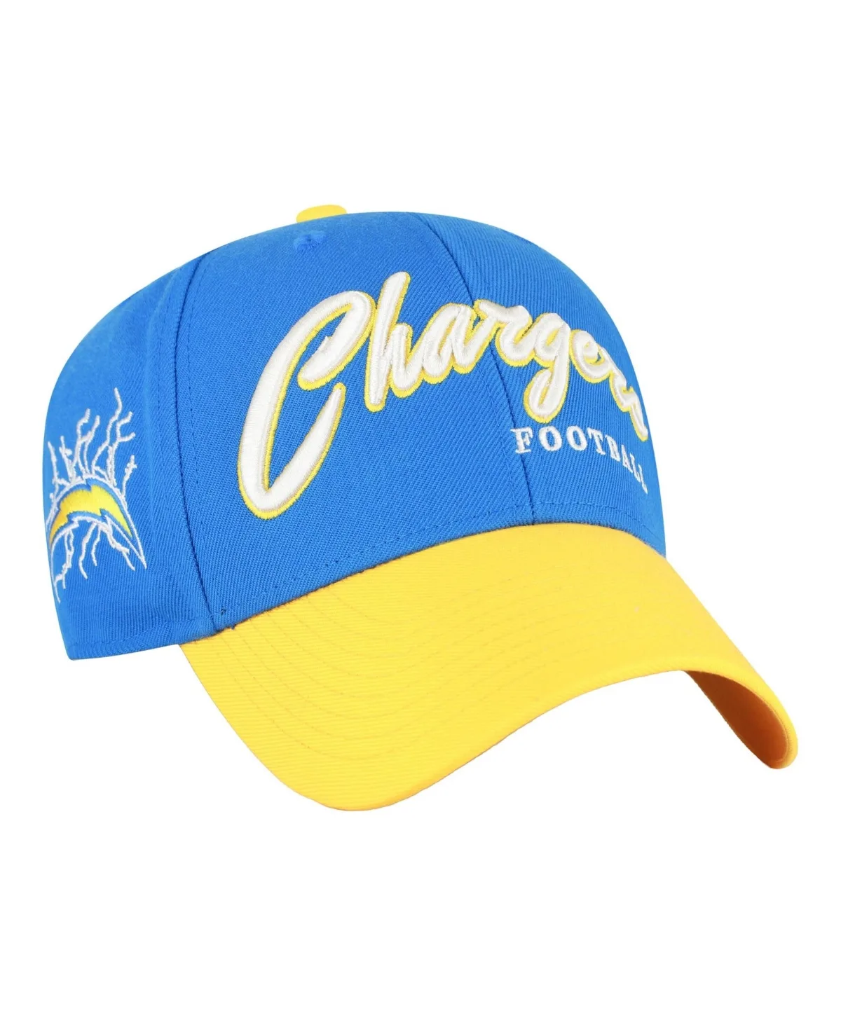 Los Angeles Chargers Throwback Mvp Adjustable Hat by 47 Brand
