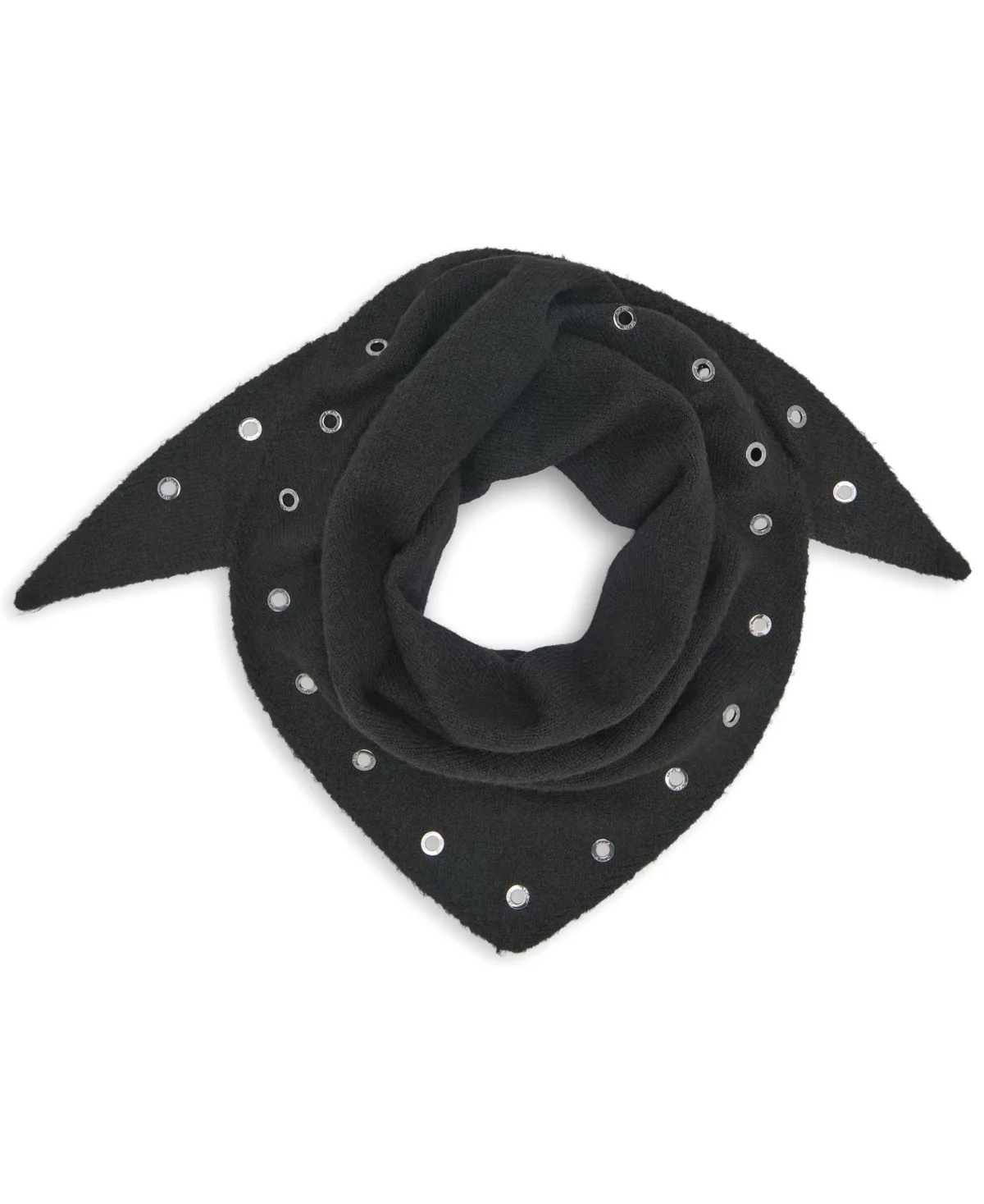 Grommet Triangle Wrap Scarf by DKNY