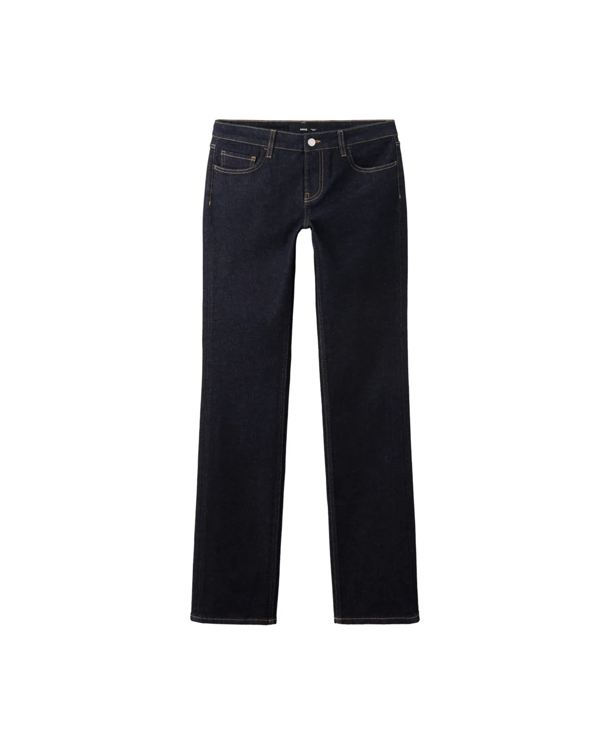 Straight-Leg Low-Rise Jeans by Mango