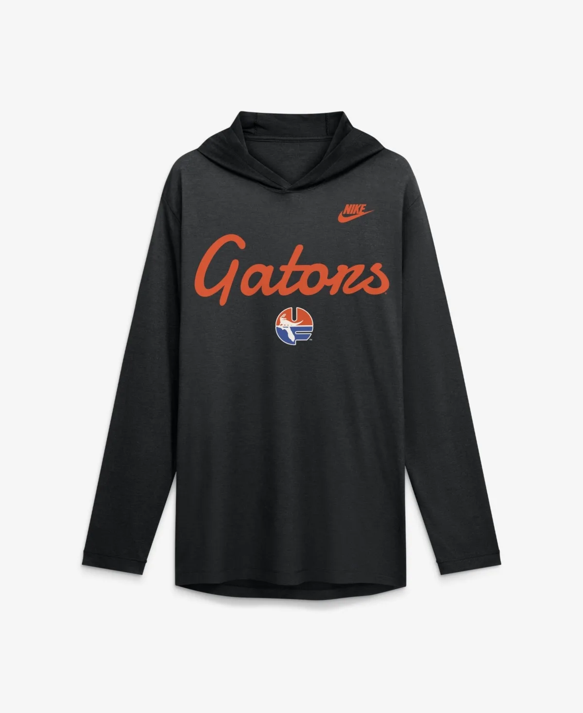 Florida Gators Tri-Blend Dri-Fit Long-Sleeve Hooded T-Shirt by Nike