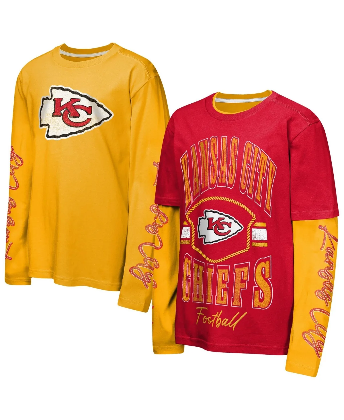 Kansas City Chiefs Motion T-Shirt Combo Set, 2-Piece by Outerstuff