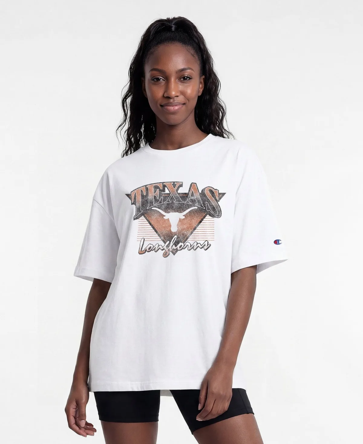 Texas Longhorns Retro Oversized T-Shirt by Champion