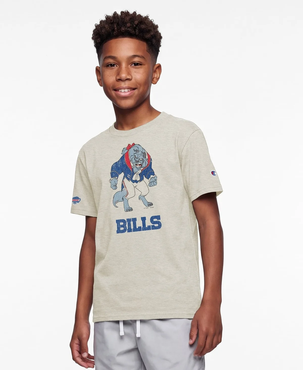 Buffalo Bills Vintage-Style Graphic T-Shirt by Champion