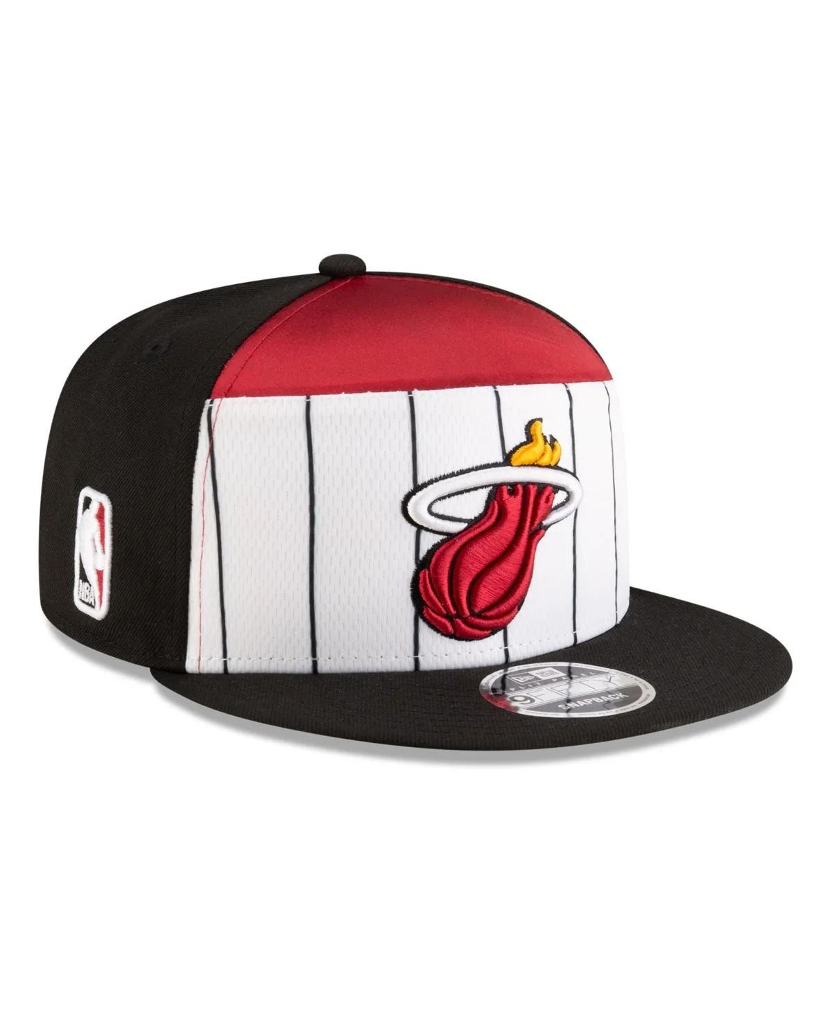 Miami Heat 2025 NBA Tip Off Split Panel 9FIFTY Snapback Hat by New Era