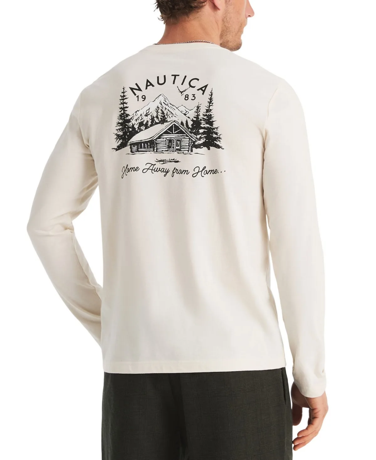 Home Away Dp Long-Sleeve Graphic T-Shirt by Nautica