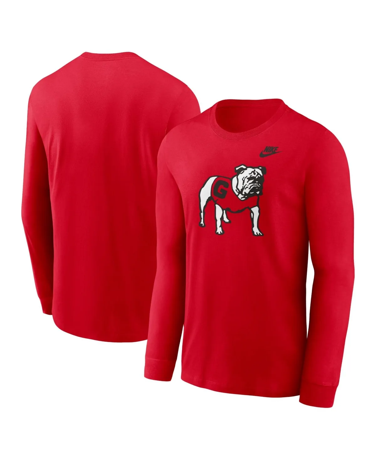 Georgia Bulldogs Legacy Primary Logo Long-Sleeve T-Shirt by Nike