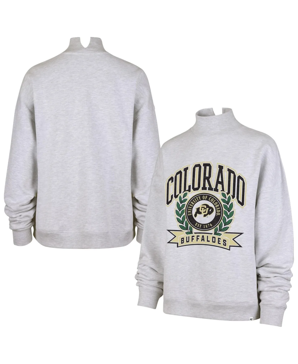 Colorado Buffaloes Laurel Arch Mock Neck Sweatshirt by 47 Brand