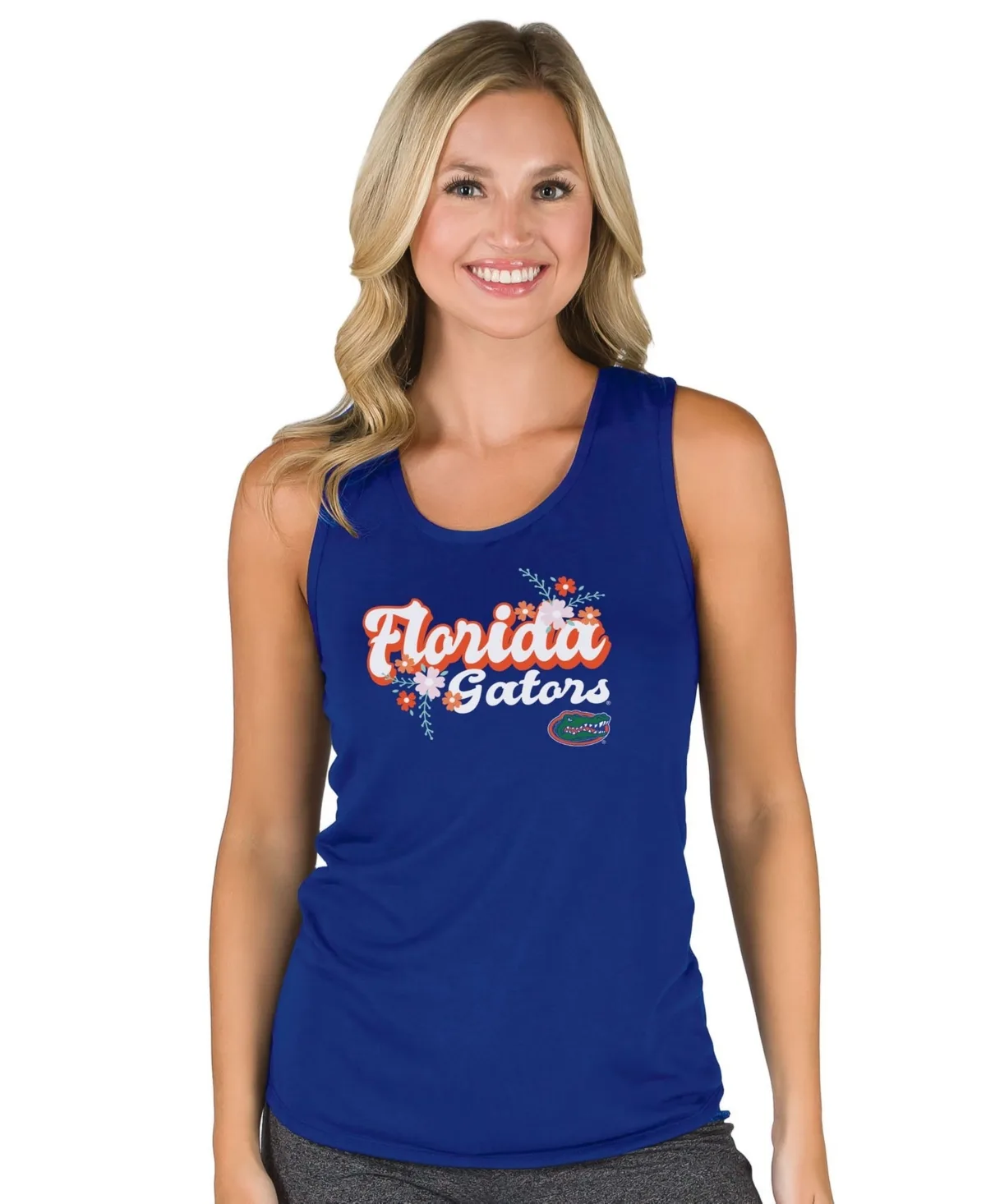 Florida Gators Marathon Racerback Tank Top by Concepts Sport
