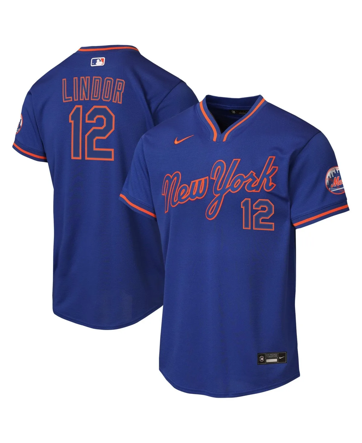 Francisco Lindor New York Mets Alternate Stadium Jersey by Nike