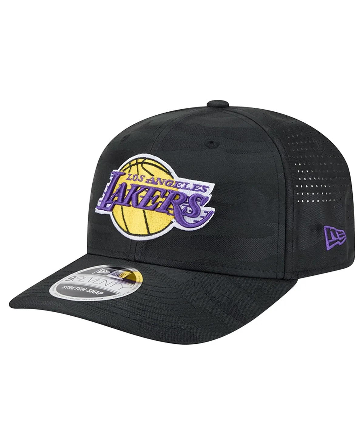 Los Angeles Lakers Camo 9SEVENTY Perforated Adjustable Hat by New Era