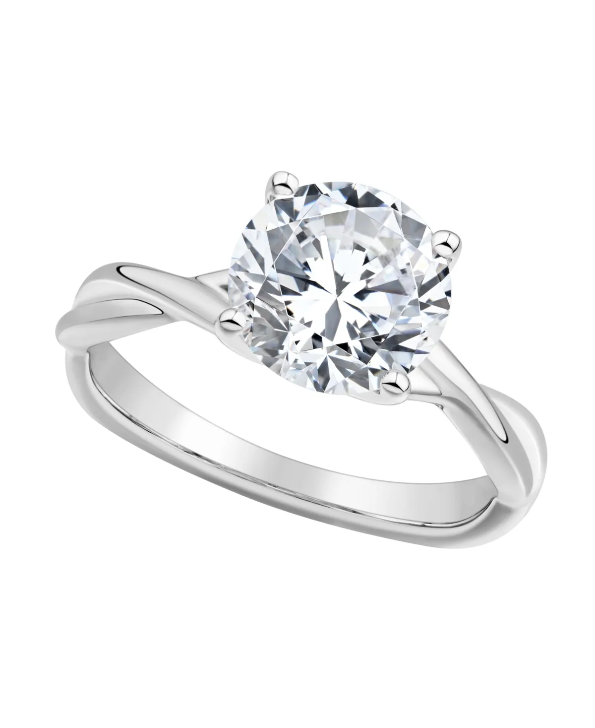 Igi Certified Lab-Grown Diamond Ring (2-1/2 ct. t.w.) in 14k White Gold by Macy's