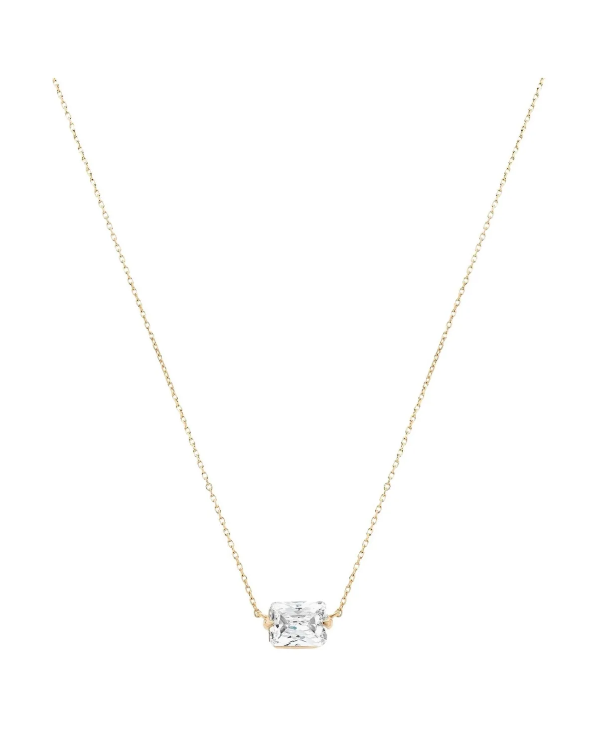 Cubic Zirconia Dainty Bar Karla Necklace