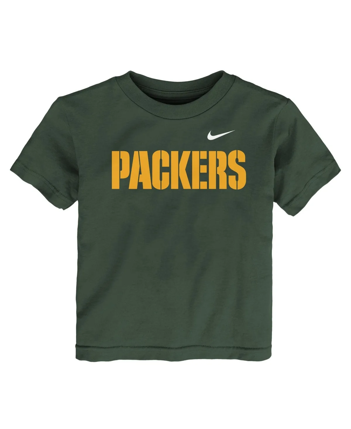 Bay Packers Wordmark Screen Print T-Shirt by Nike
