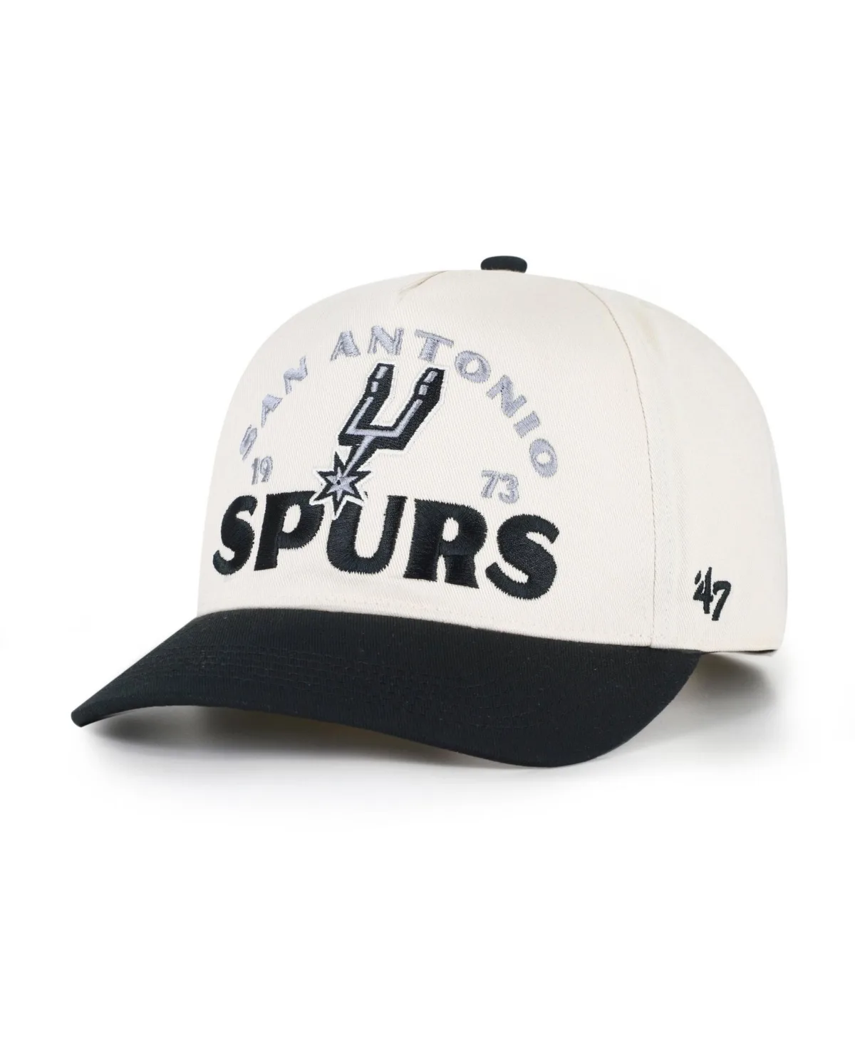 San Antonio Spurs Arci Text Hitch Adjustable Hat by 47 Brand