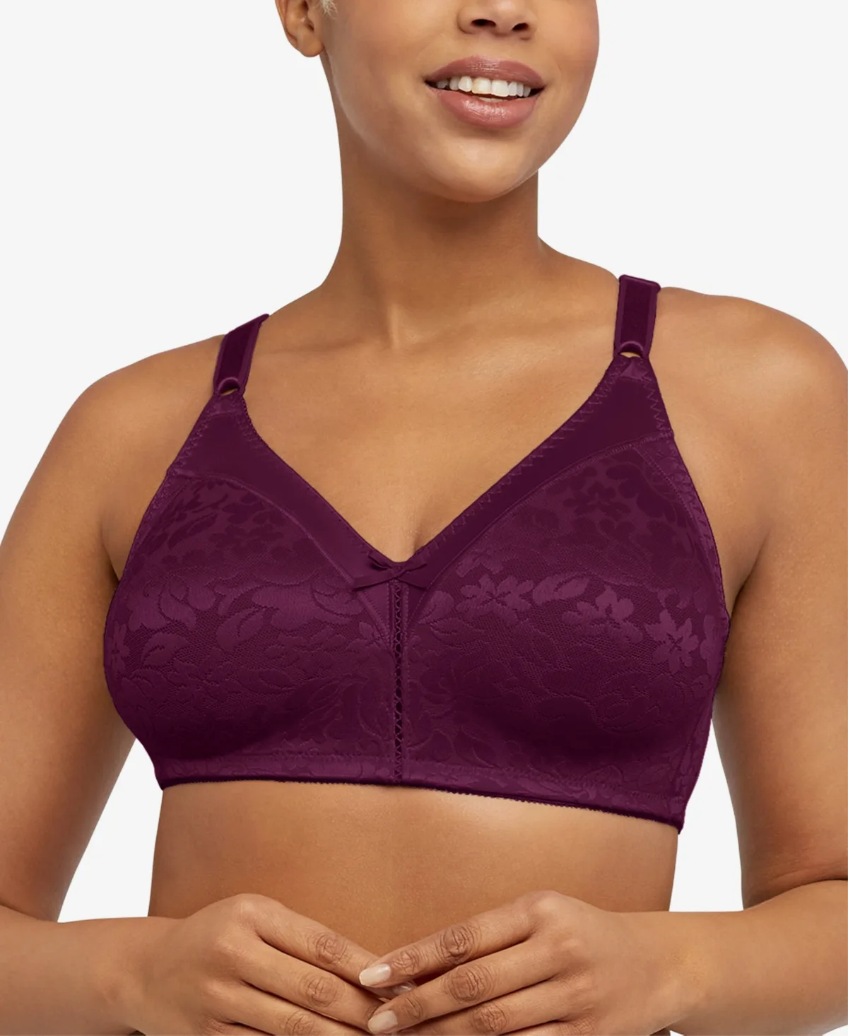 Double Support Spa Closure Wireless Bra 3372 by Bali