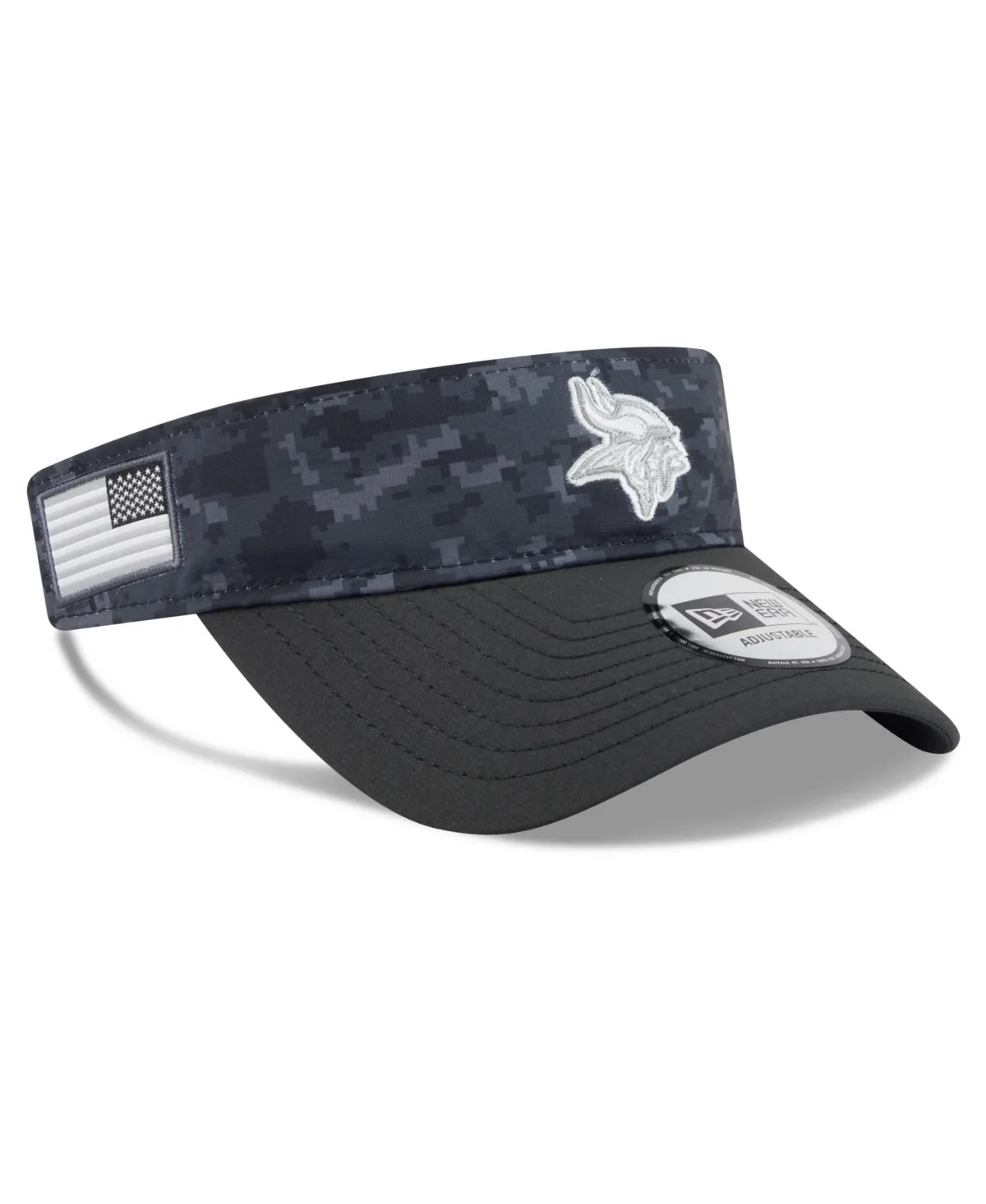 Minnesota Vikings 2026 Salute to Service Adjustable Visor Hat by New Era