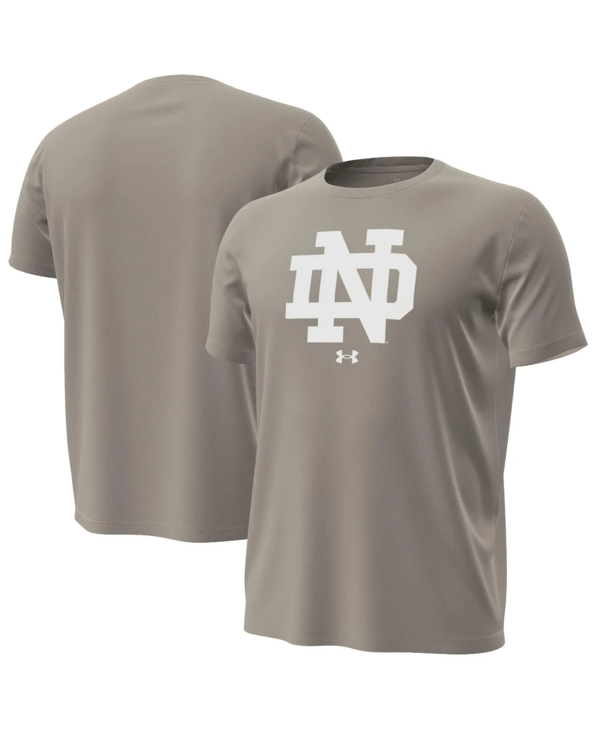 Notre Dame Fighting Irish Inline Core T-Shirt - Stone by Under Armour