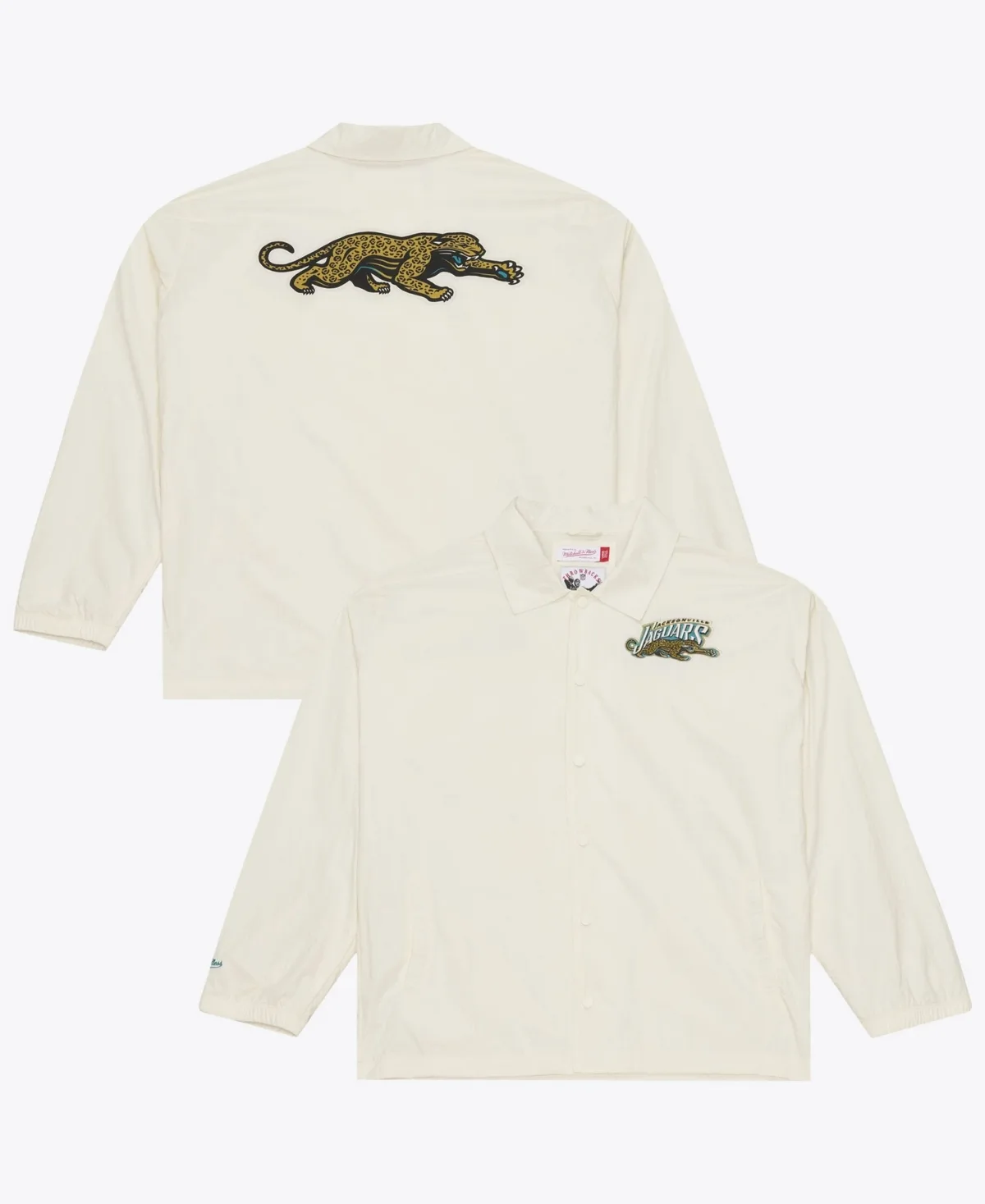 Jacksonville Jaguars Retro Roots Full-Snap Coaches Jacket by Mitchell & Ness