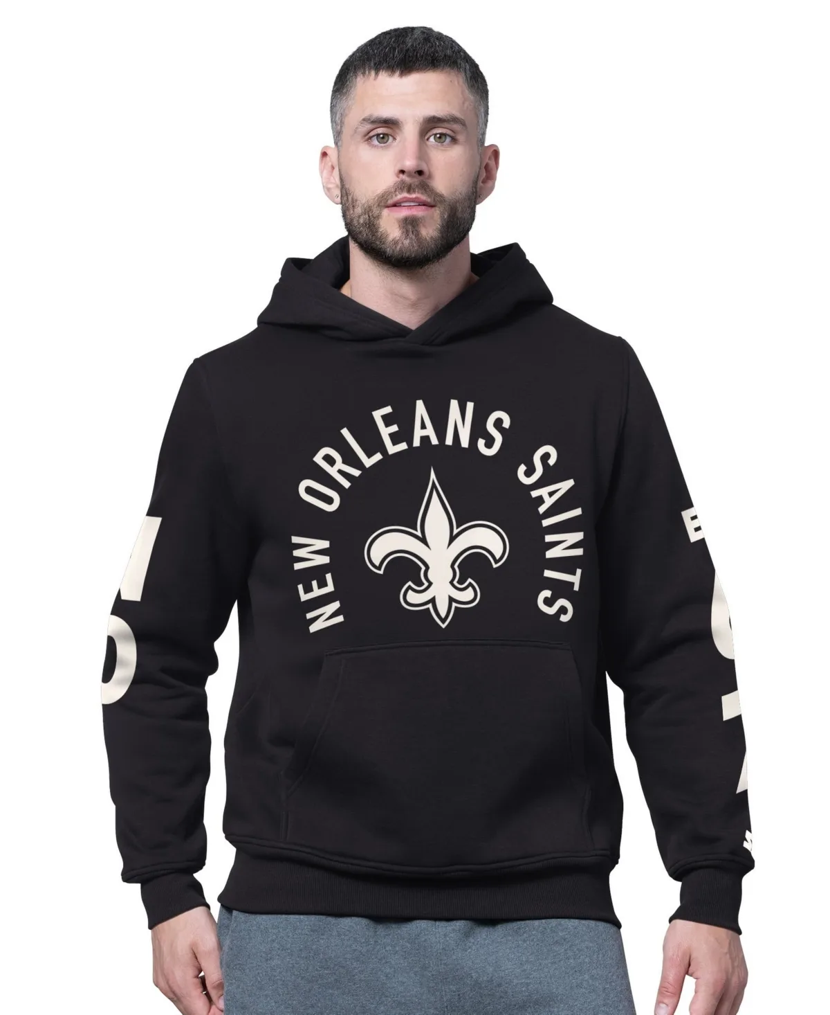 New Orleans Saints Handoff Fleece Hoodie Sweatshirt by Starter