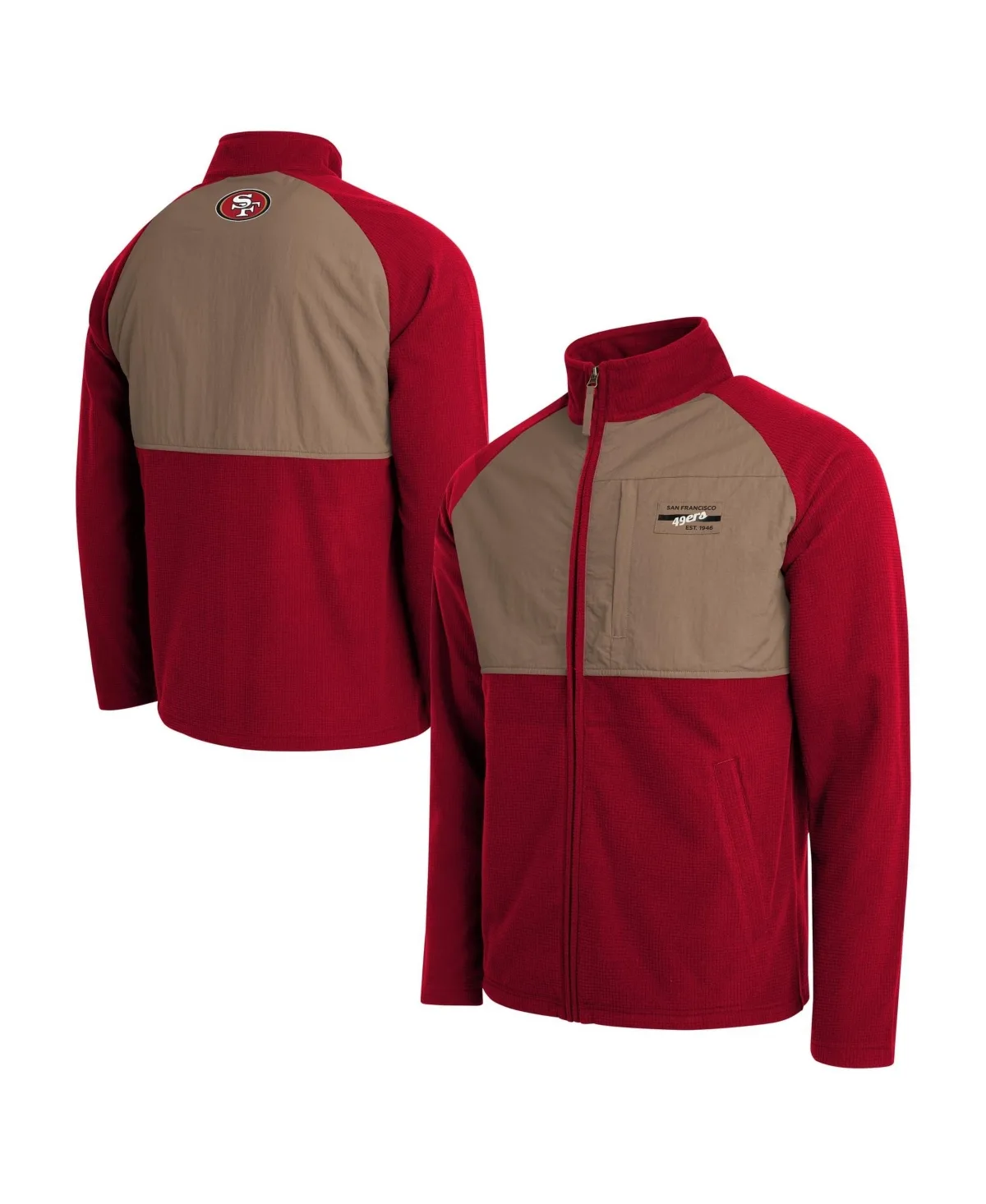 Darius Rucker Collection by Fanatics San Francisco 49ers Full-Zip Raglan Jacket by Fanatics